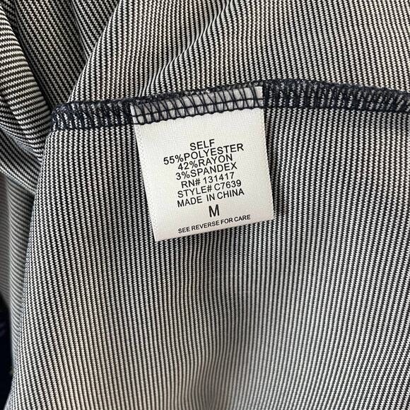 Emelia Blue Abstract Front Tie Blouse - Picture 6 of 6